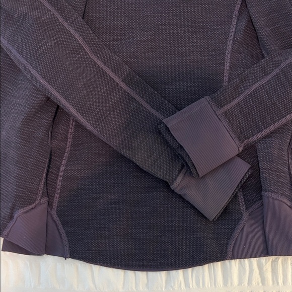 🧥 Lululemon Emerge Renewed Jacket - Nightfall Purple Tweed - Size 6 - Picture 4 of 7